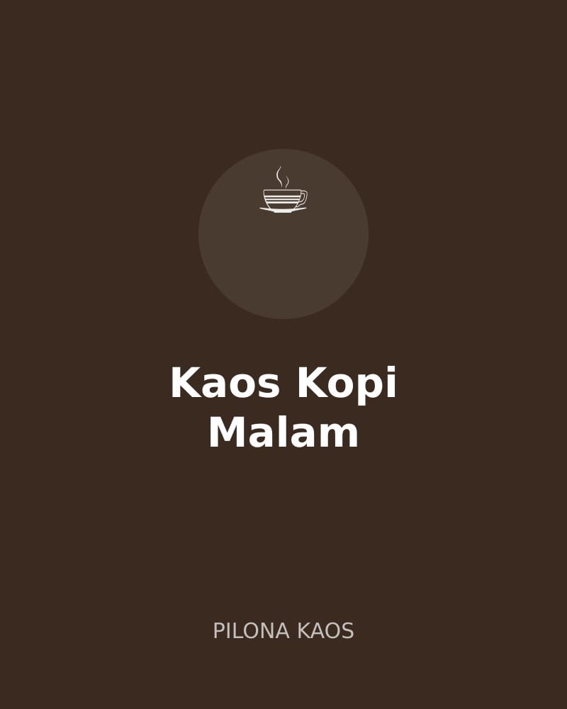 Kaos Kopi Malam