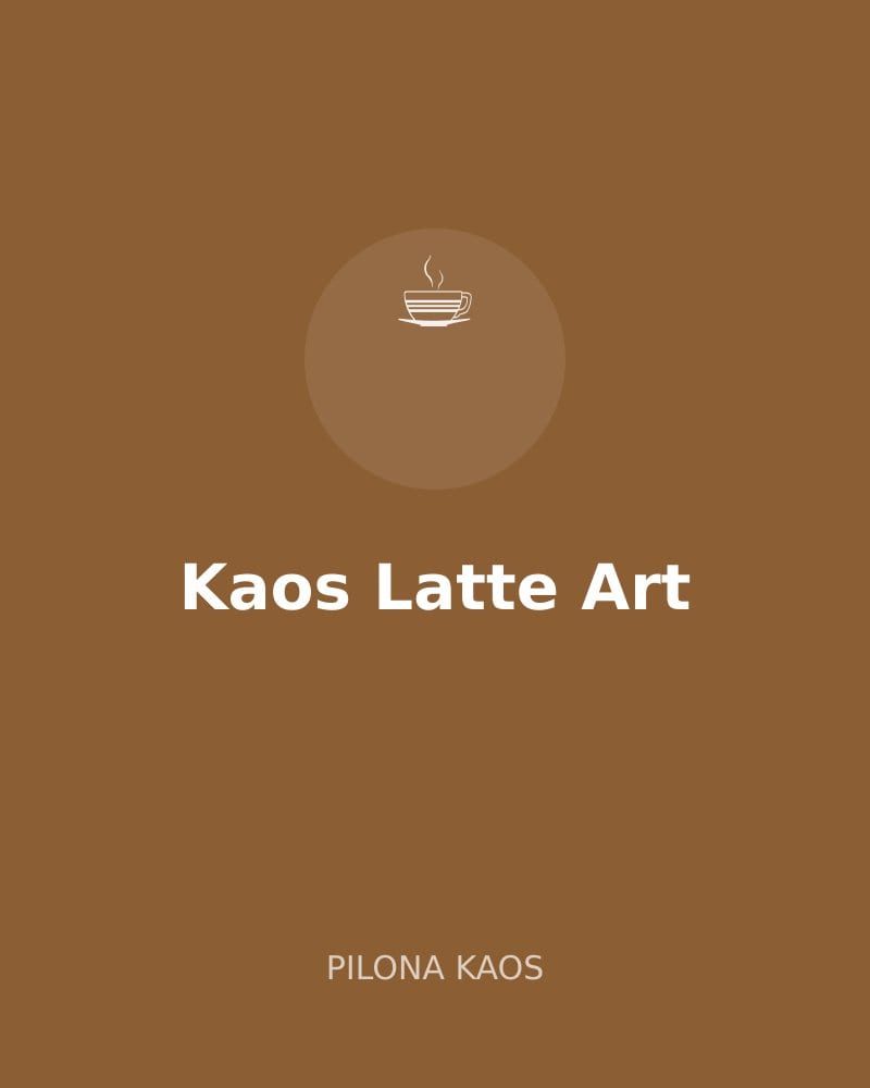Kaos Latte Art
